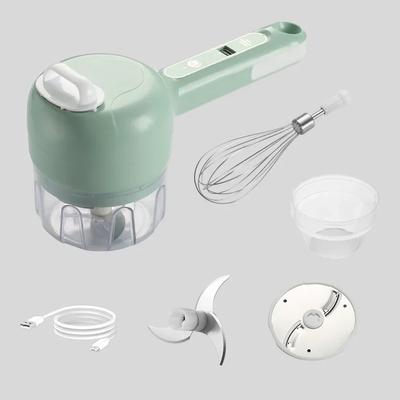 Multifunkční elektrický kráječ zeleniny Kráječ na česnek Kráječ na bahno Sekáček Krájecí lisovací mixér Kráječ potravin Usb nabíjení