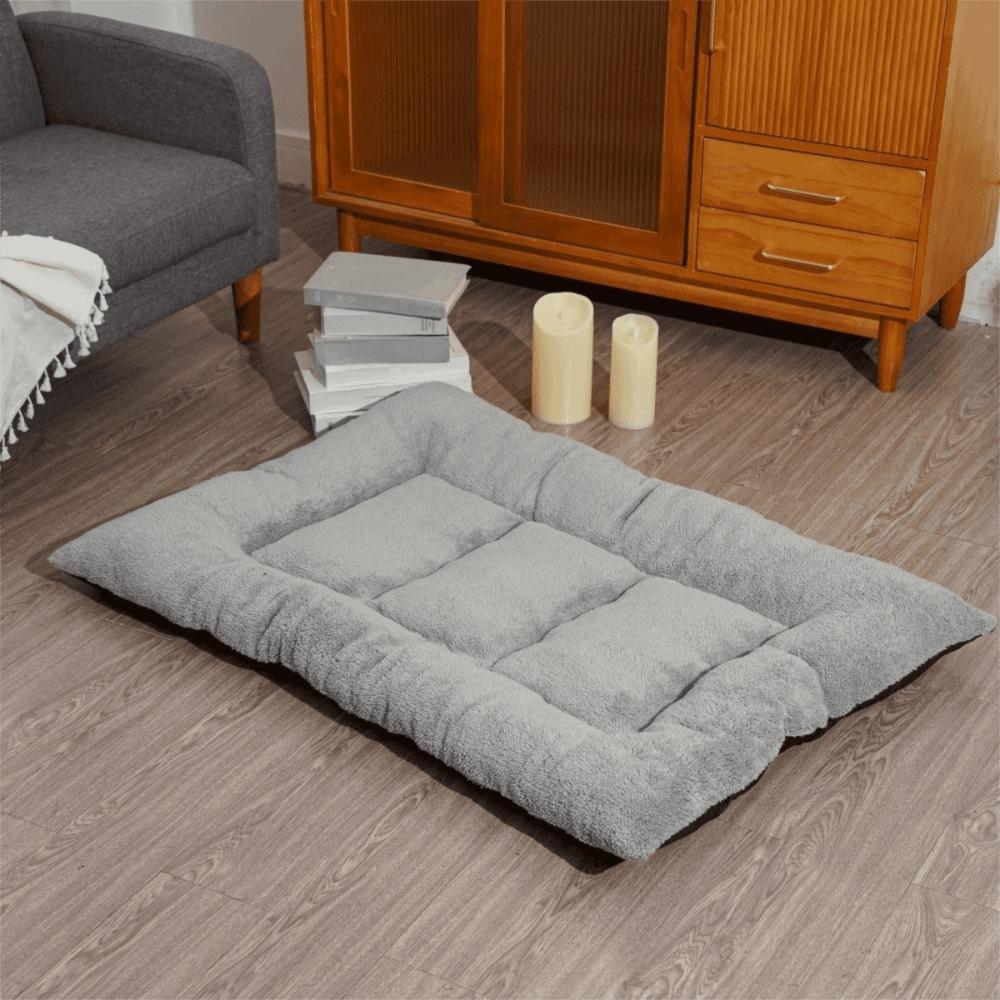 Warm Pet Plush Pad Surrounding Style Cat Cage Mattress Pet Floor Pad Dog Bed Mat  Pet Rest