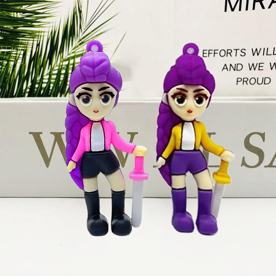 kawayi Kpop Demon Hunting 24pcs PVC Advent Christmas Calendar Surprise Blind Boxes For Halloween Mystery Box Gifts Toys