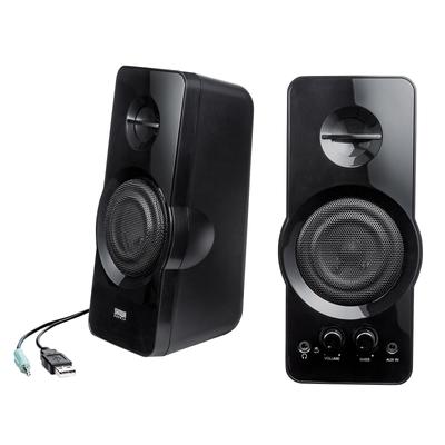 SANWA SUPPLY Vysoce výkonný reproduktor napájený přes USB MM-SPL19UBK