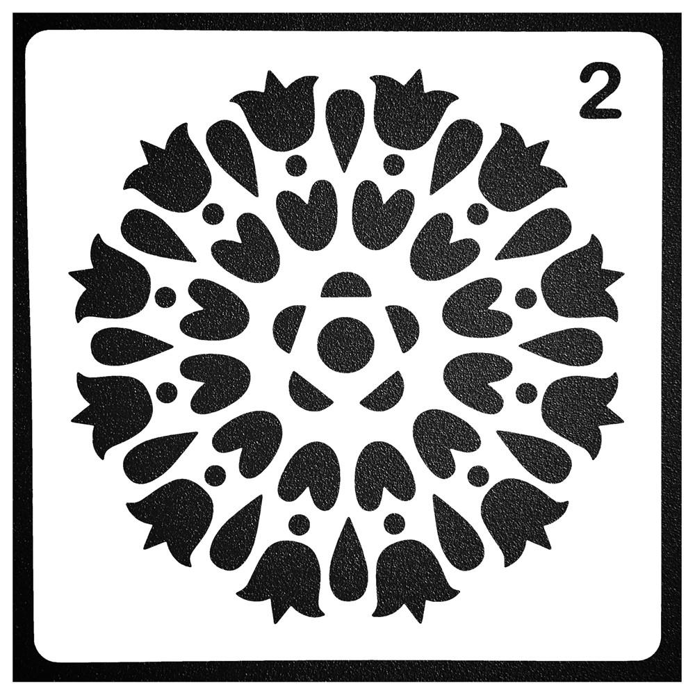 Hollow Round Mandala Auxiliary Layering Stencils For Walls Painting Scrapbooking Stamp Album Decor Embossing Paper Card Template