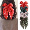 New Christmas Ribbon Hair Spring Clip Festive Atmosphere Cute Hair Tie Hair Ring Hair Accessory Hair Clip