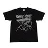 Speed Sound Jugend Rockband Punk Schwarz Einfaches Baumwoll Kurzarm T-Shirt
