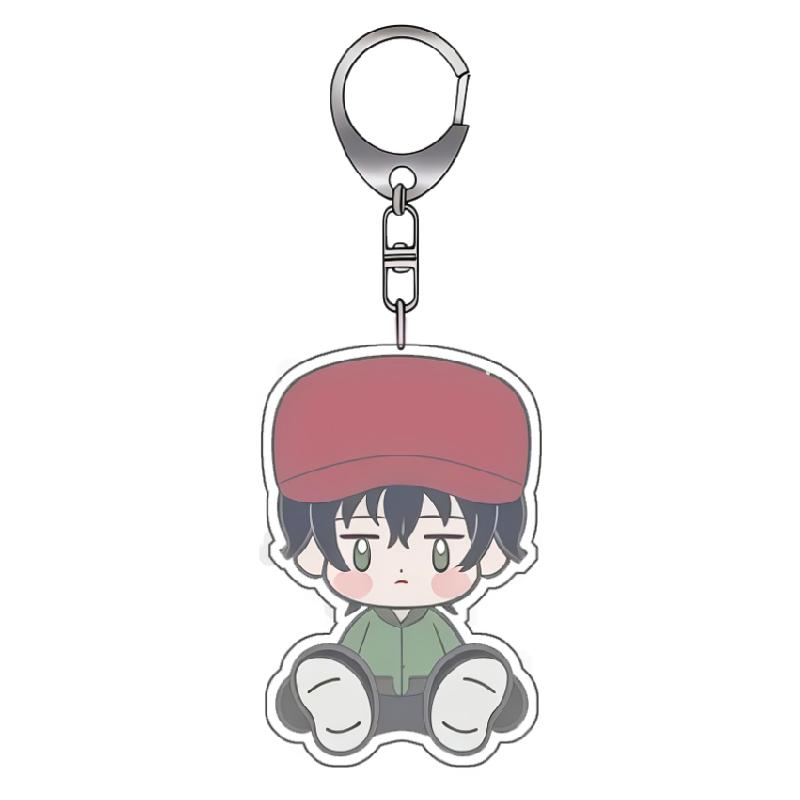 

Anime Cartoons Acrylic Keychain for Sk8 The Infinity Tadashi Kikuchi Reki Kyan Adam Langa Hasegawa Q Version Acrylic Key Buckle 1psc