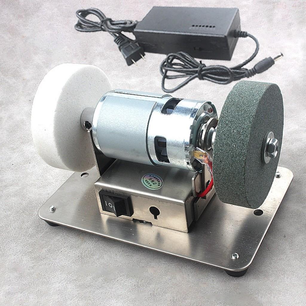 Multifunction Mini Belt Sander Speed Adjustable Electric Belt Grinder Portable DIY Making Sharpening Power Tool