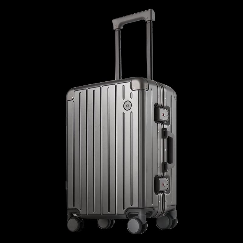 JD Select Borderless Aluminum Frame Carry-on Luggage 20-inch Carry-on