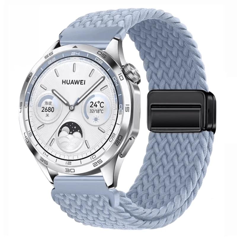 Nylon Band for Huawei Watch 5/GT5 Pro/GT5/4/3 46mm Sport Wristband for Amazfit Balance 2 1/Bip 6 5/GTR 47mm/GTS 4/Active 2 Strap