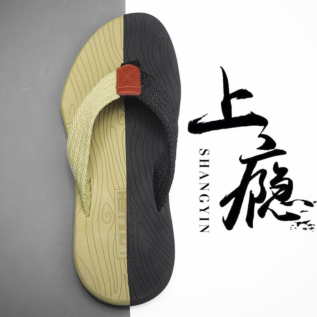 2025 Men Slippers Summer Flip Flops Brand Fashion Outdoor Comfortable Casual Slides Shoes Non-slip Beach Sandals 6 Color