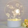 Table Lamps Luxury Modern & Reading Lamp Children Kids Baby Spaceman Cosmonaut Led RGB Lighting Study Astronaut Night Light
