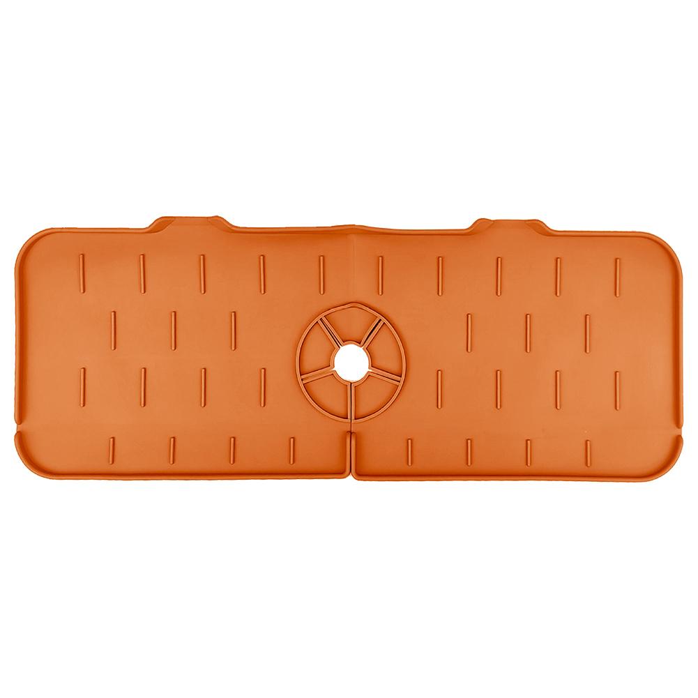 Faucet Splashproof Pad Anti-Spray Faucet Water Catcher Mat Non-Slip Faucet Handle Drip Catcher Tray for Kitchen Sink Accessories