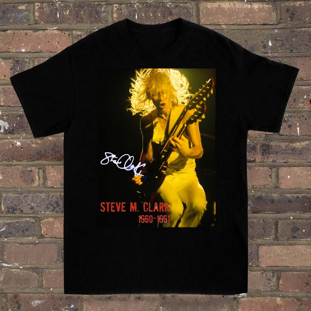 Def Leppard Steve Clark T-shirt For men Women All Size Unisex T-Shirt S