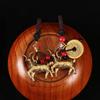 2027 Year Of Chinese Zodiac Goat Lucky Pendant Keychain Copper Feng Shui Wealth Key Ring Women Men Bag Charm Jewelry Gift