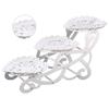 European Dessert Table Fruit Tray 3 Layer Cake Stand Rack Wedding Party Candy Display Plastic Serving Holder for Banquet