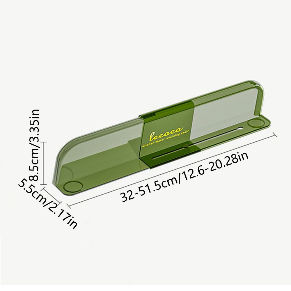 Stretchable Sink Water Splash Guard Oil-Proof Anti-water Board Raised Water Baffle  Vegetable