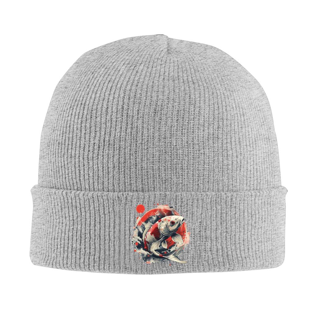 Koi Rising Winter Skullies Beanies Hat Warm Autumn Knitted Hats Bonnet Caps for Women Men