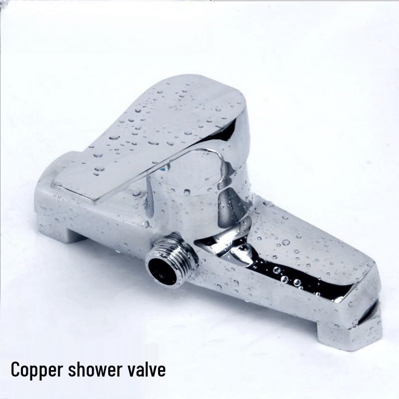 

Wall-Mounted Dual Outlet Shower Mixer Faucet