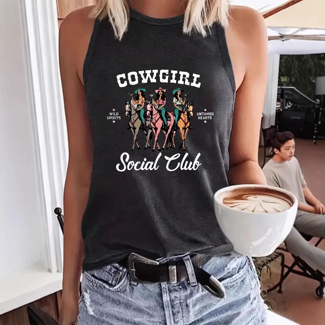 

Casual Sleeveless Loose Denim Pattern Women s Tank Top Small темно-серого