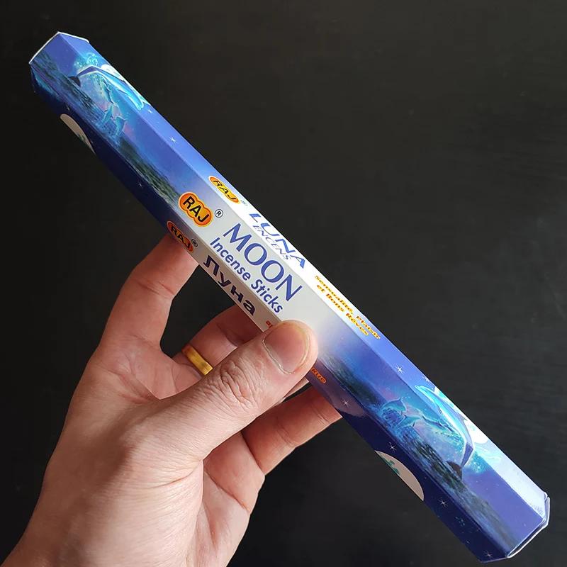 Y 20 Varillas/caja Incienso Indio Salvia Blanca Lavanda Aromaterapia LÍNEA PALO SANTO Varilla de Incienso Hogar Dormitorio Baño Fragancia para el Hogar Tibetano