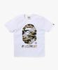 T-shirt Beipeu Star Over Print First Camo By Bathing Ape(W) Bianco / Giallo