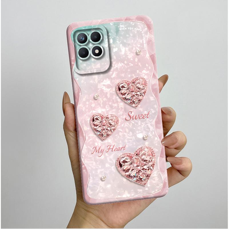 

For Realme 8i Case RMX3151 Pretty Flowers Camera Protector Shockproof Casing For Realme 8i Narzo 50 Narzo50 Soft Silicone Cover Realme 8i