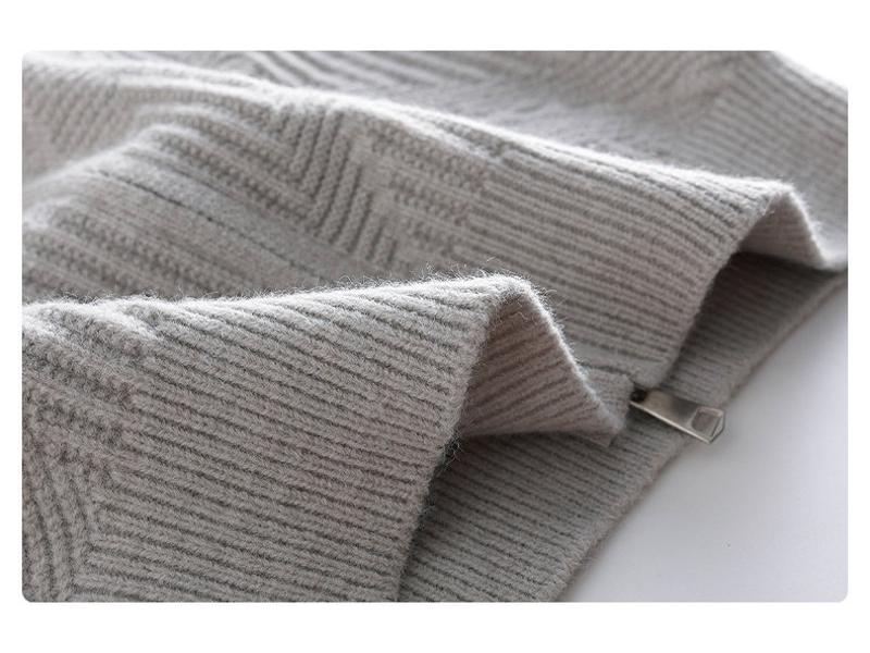 Autumn 2023 Men's Stand-Up Collar Knit Cardigan