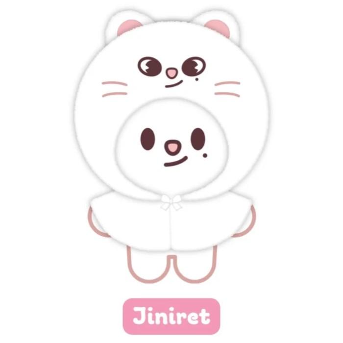 Stray Kids [5th Fanmeeting 'SKZ 5'CLOCK' ] Official MD SKZOO 10CM Cloak Doll Clothes