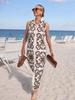 Casual Fashion Sleeveless Vest Cardigan Dress