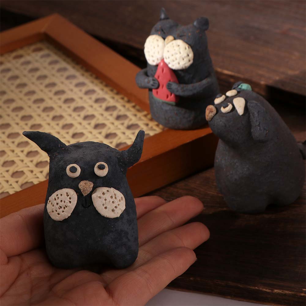 Cute Puppy Decoration Cartoon Decorative Ornaments Creative Miniature Figurines Gift