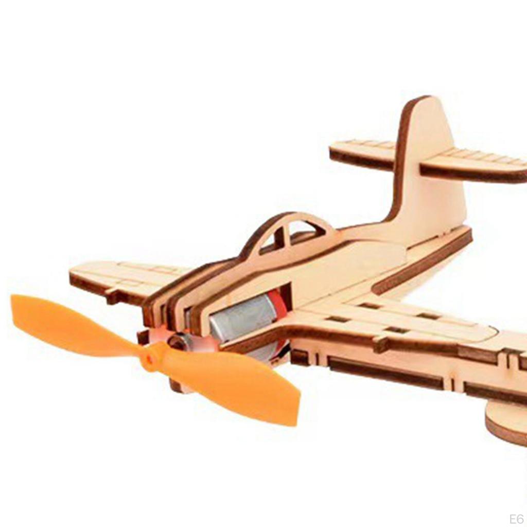 3D Wooden Puzzle Model, Building Kits, Science Learning Toys for Kids