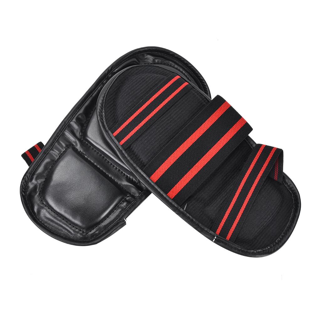 EVA Pad Instep Guards Foot Guard Protector for Sanda Boxing MMA Muay Thai(black)