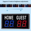 LED Electronic Scores keeper With Remote Control Indoor Electronic LED Scoreboard Multi-Sport Digital Scoreboard