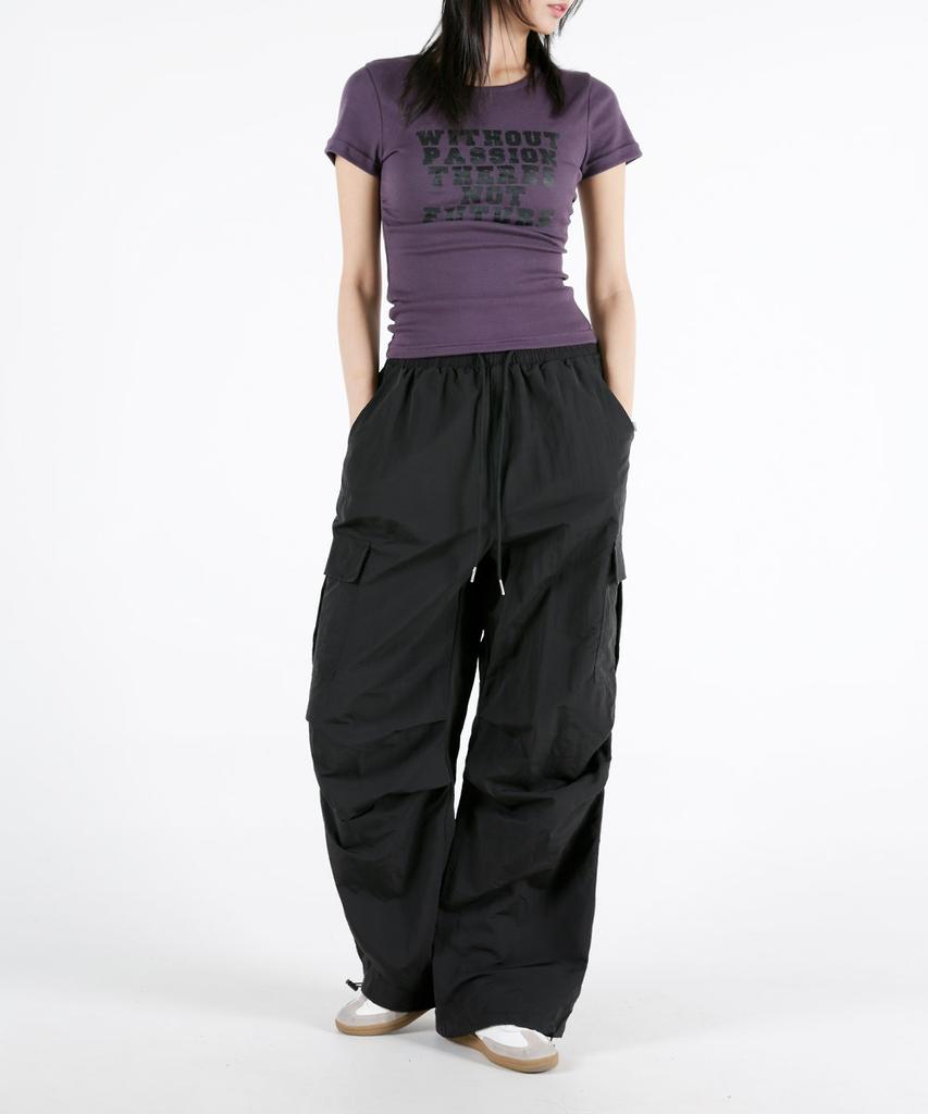 UMM Women'S Clean Key Long Short Cargo Wide Pants 3 Colors