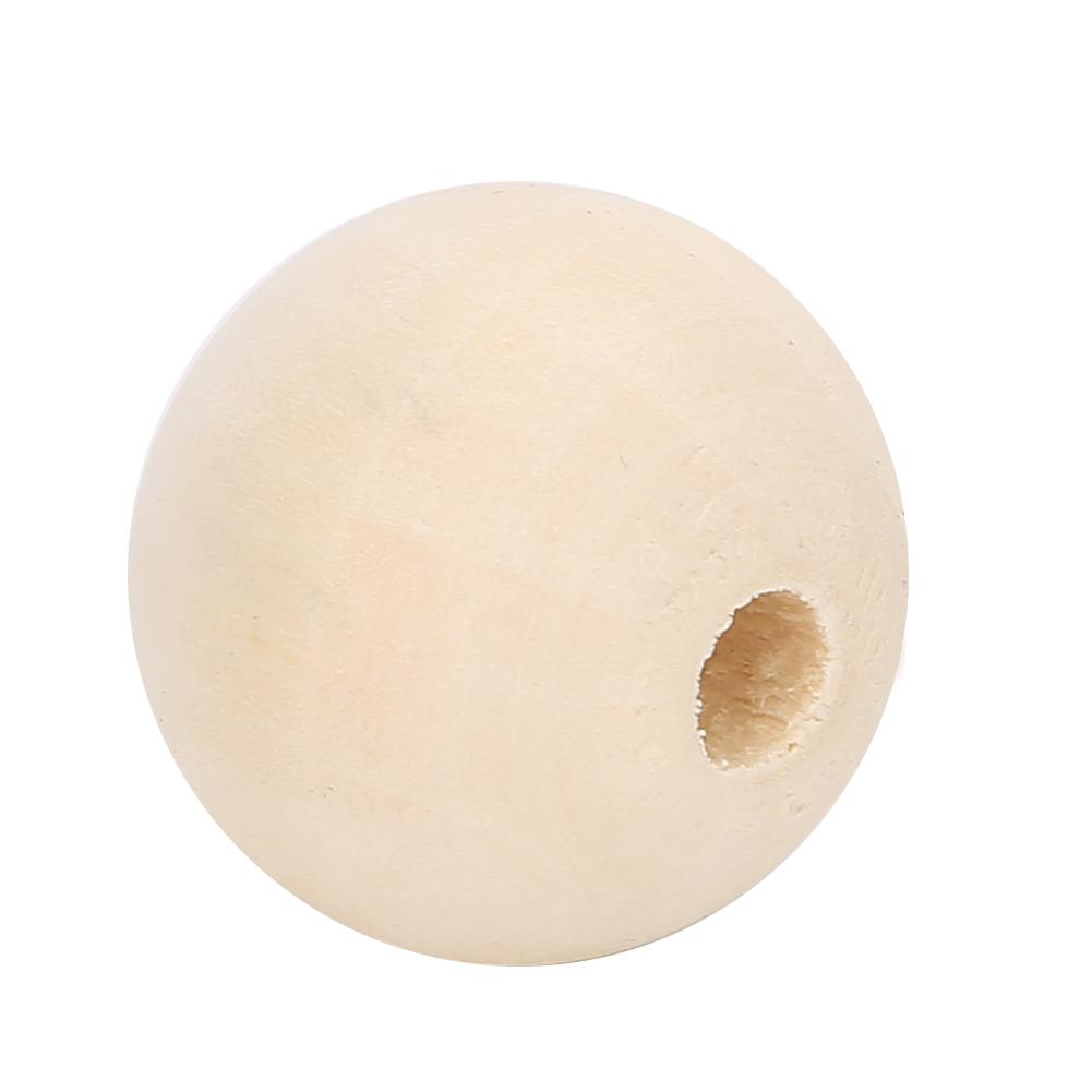Round Bds Wooden Log Color Craft Bds for Jewelry Children Toys Making