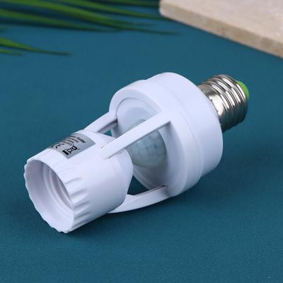 1Pc Ac100-240V E27 Socket Converter With Pir Motion Sensor Led Lamp Base Intelligent Switch Light Bulb Lamp Holder