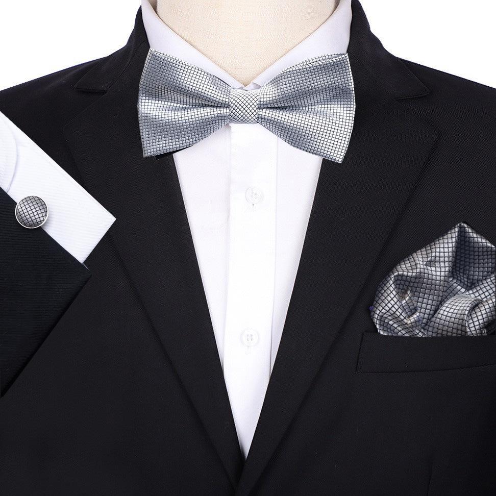 Men'S Groom Wedding Host Solid Color Bow Tie Best Man Suit Korean Version Shirt Bow Tie Wedding Men'S Bow