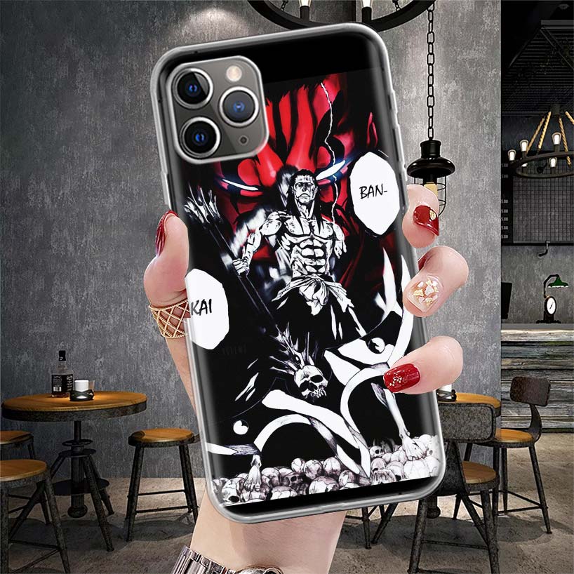 Zaraki Kenpachi Bleach Soft Phone Case For IPhone 11 17 Air 16E 16 Pro Max 15 + 14 Plus 13 Mini 12 Apple 7 SE 8 Fundas Coque 11