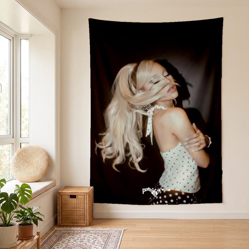 Ariana Grande (23) Wall Tapestry Stylish Wall Hanging for Bedroom Living Room Dorm Nice Present for Family and Friends