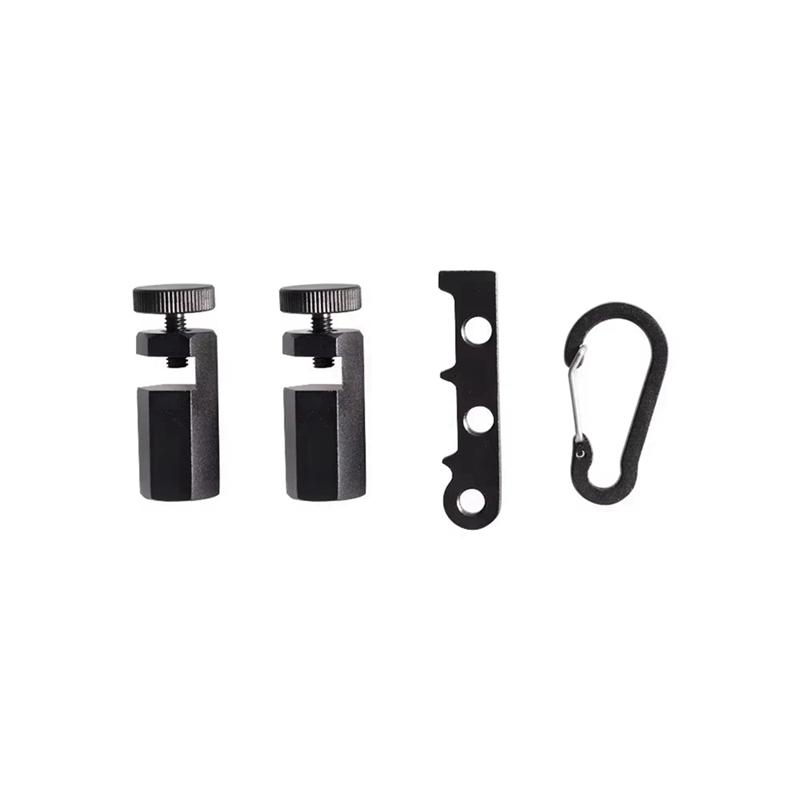 A96I-Square Auxiliary Jig With Holder And Carabiner Stair Guages Knobs Tool Tall Stair Gauges For Framing Square