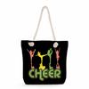 Gymnastics print thick rope single-shoulder beach bag 7245 CLE