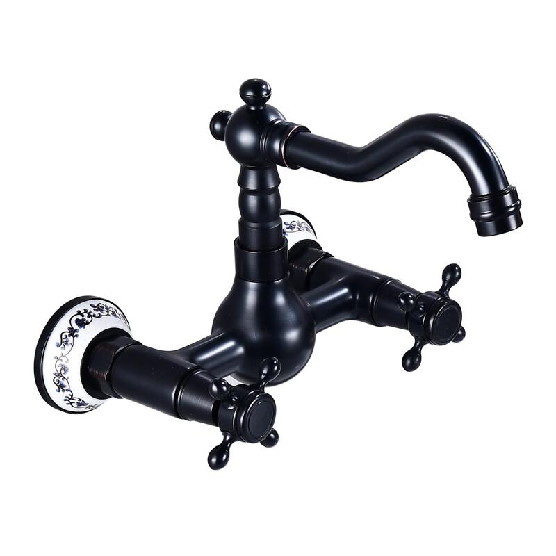 Mussel Ceramic Wall-Mounted Bathroom Faucet
