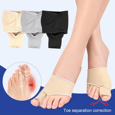 3 Pairs Toe Correction Device Breathable Fabric Ergonomic Toe Corrector Adaptive Fit Bunion