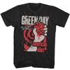 Green Day American Idiot Hysteria T-shirt Men's Rock Music Classic Band T-shirt Black Oversized T Shirt Streetwear Harajuku