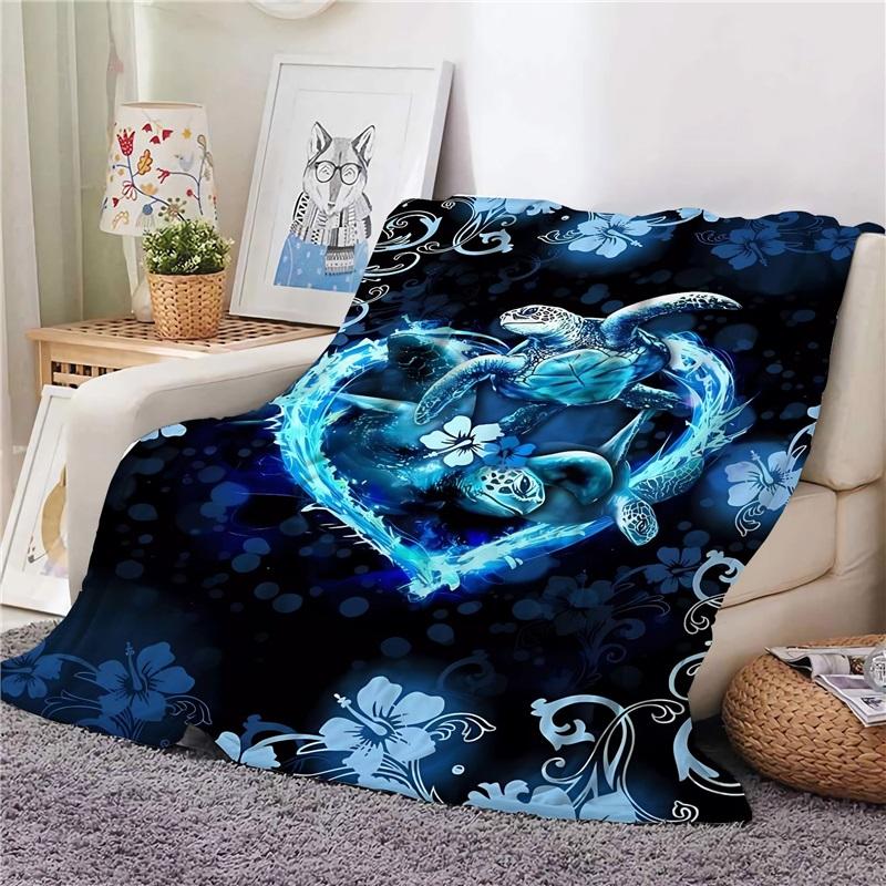 

Утолщенное махровое одеяло Одеяло с цифровой печатью Одеяло с круглым ворсом Одеяло 150x200cm