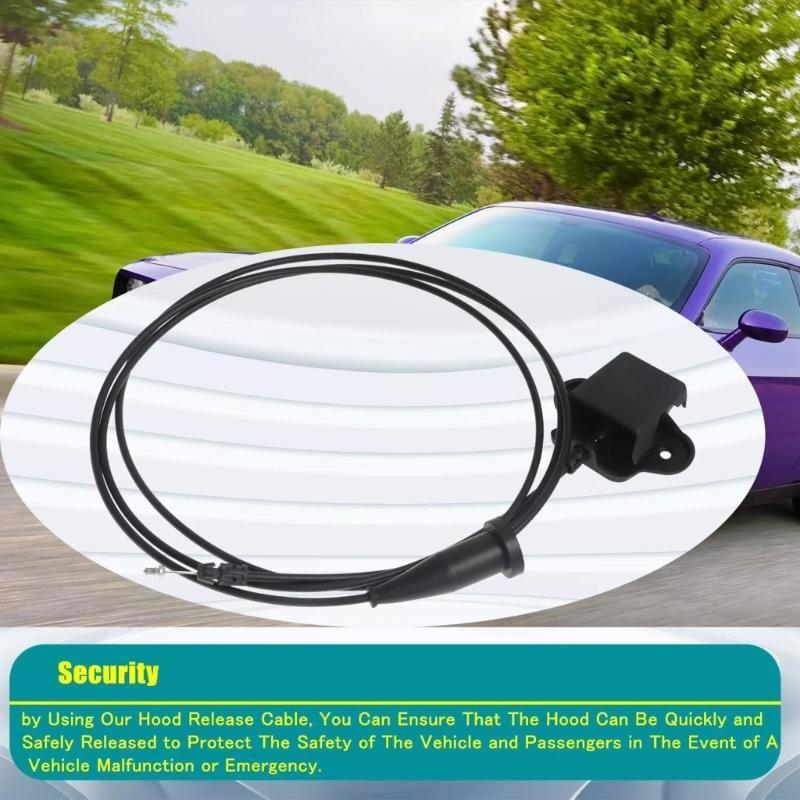 28GC Easy to Install Hood Lock Release Cable for 300 5.7L 6.1L 2.7L 3.5L 05065522AE Enhancing Vehicle Maintenance Efficiency