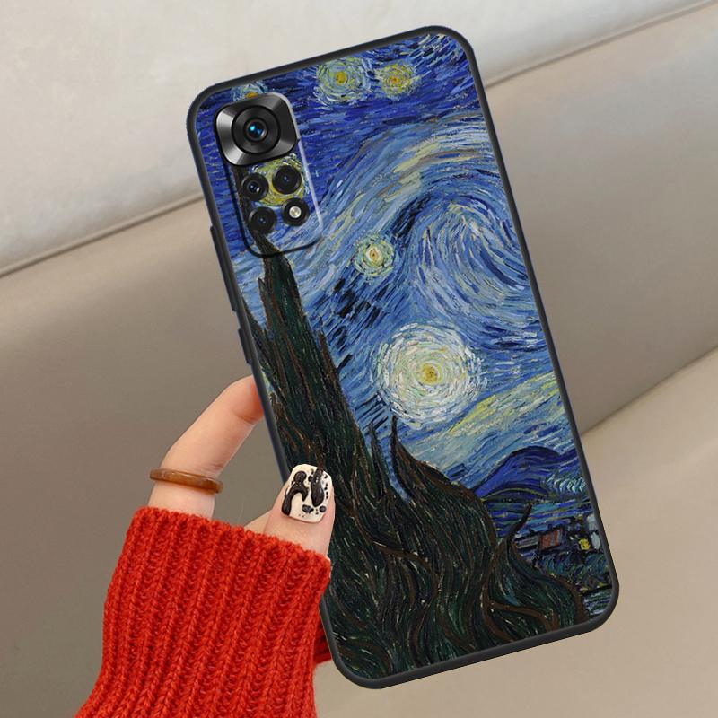 

Масляная живопись Ван Гога Чехол Для Xiaomi Redmi Note 14 13 12 10 11 15 Pro Plus Чехол Для Redmi 15 15C 13C 10C 12C 14C Redmi Note 14 Pro 5G