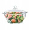 Heat-resistant Glass Vase with Lid, 2.5 L