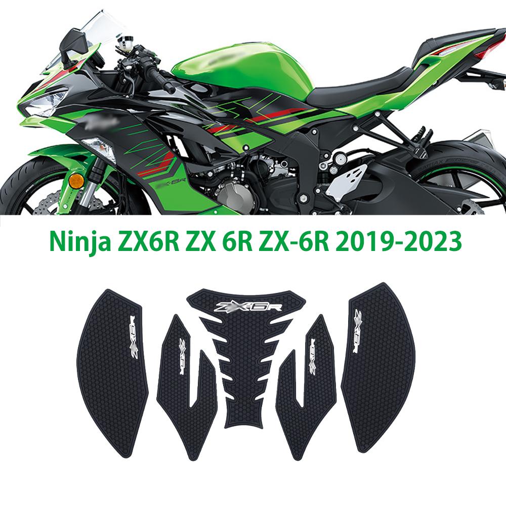 For Ninja ZX6R ZX 6R ZX-6R 2019-2023 Motorcycle Tank Pad Protector Sticker Decal Gas Knee Grip ZX6R New