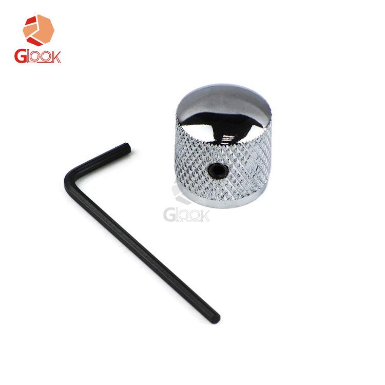 Electric Guitar Bass Metal Volume and Tone Knobs with Switch Caps and Accessories