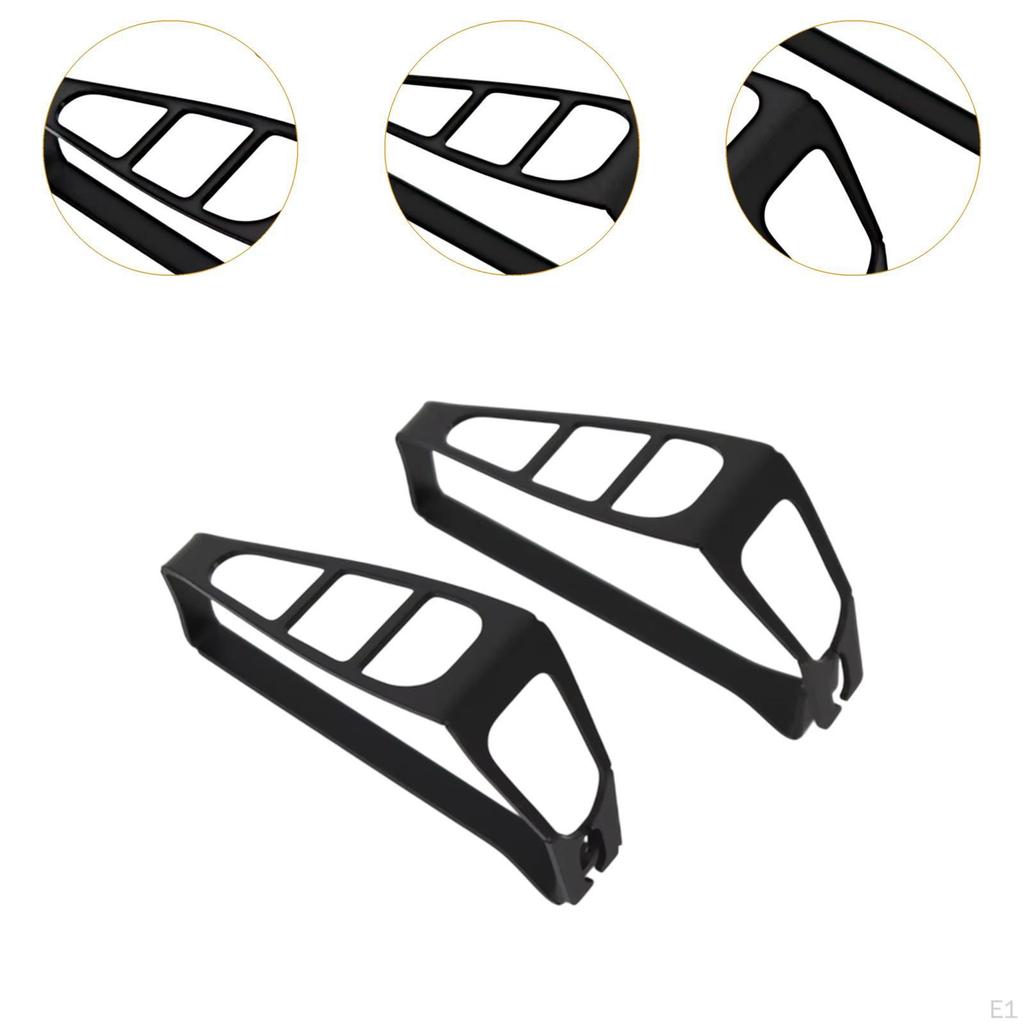 2Pcs Turn Signal Light Shields Front and Rear Sturdy Replacement Supplies Indicator Covers