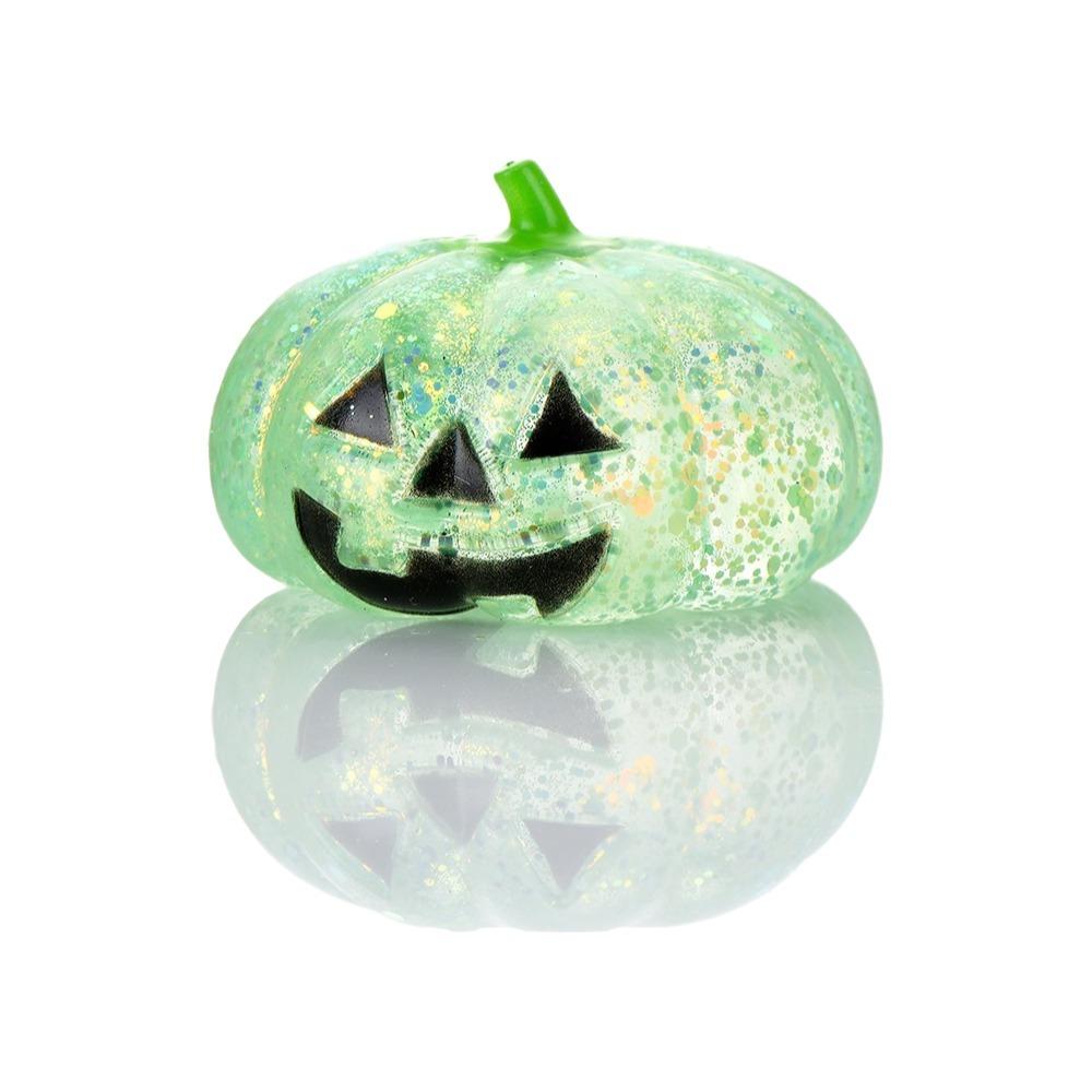 Soft Texture Halloween Pumpkin Squeeze Toy Glittering Fidget Sensory  Kids Adults
